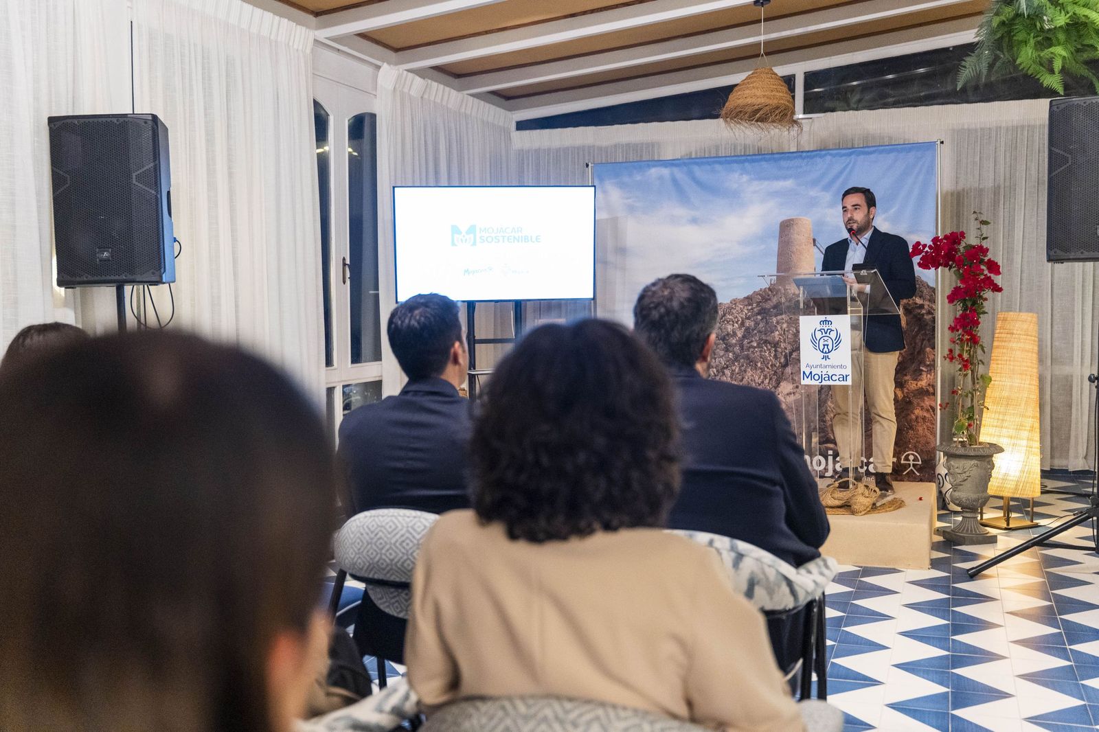 La presentación de 'Mojácar Sostenible' y la entrega del Indalo de Oro a Ricardo Escudero, en imágenes