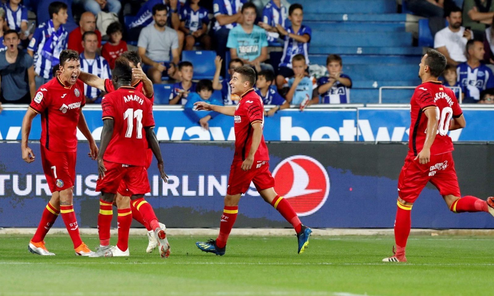 El Girona-Betis, en imágenes