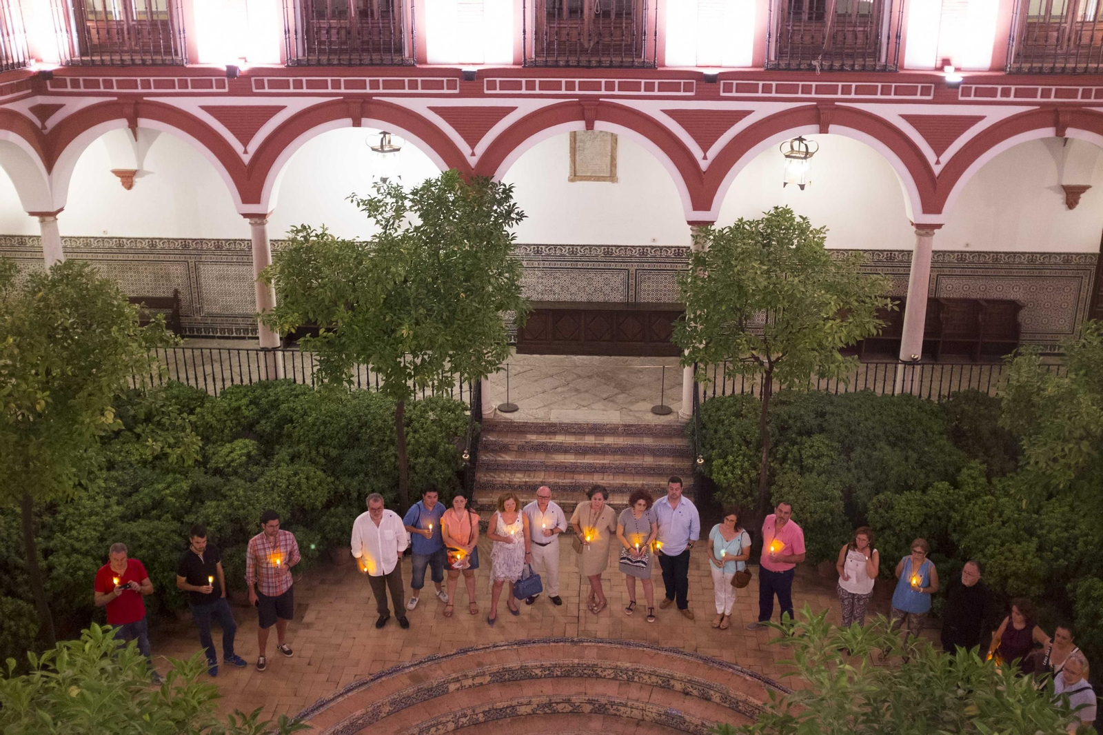 El patio del Hospital de los Venerables.