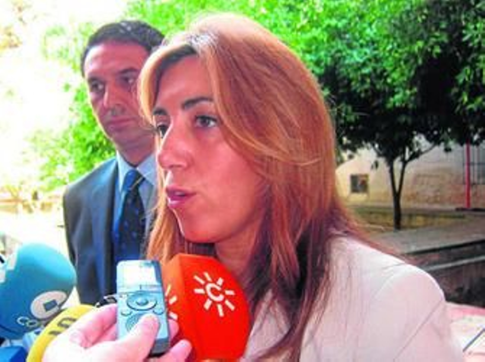 La consejera de Presidencia, Susana Díaz, ayer, en un acto en Sevilla.