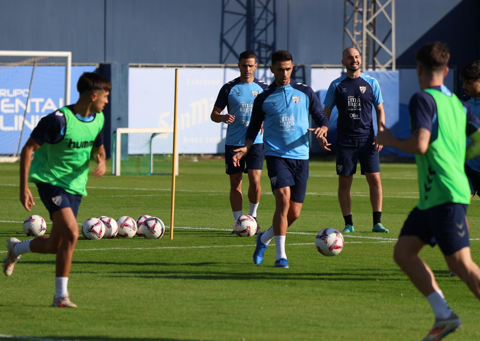 Entrenamiento Málaga CF: Ramón regresa en la primera sesión de la semana