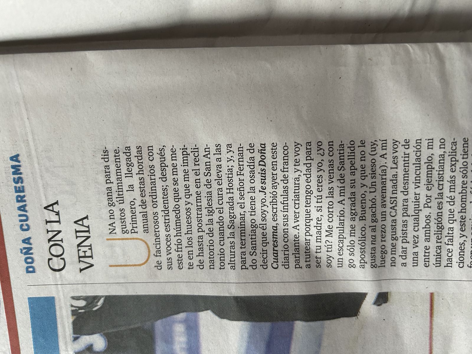 Merci, Madame Cuaresma