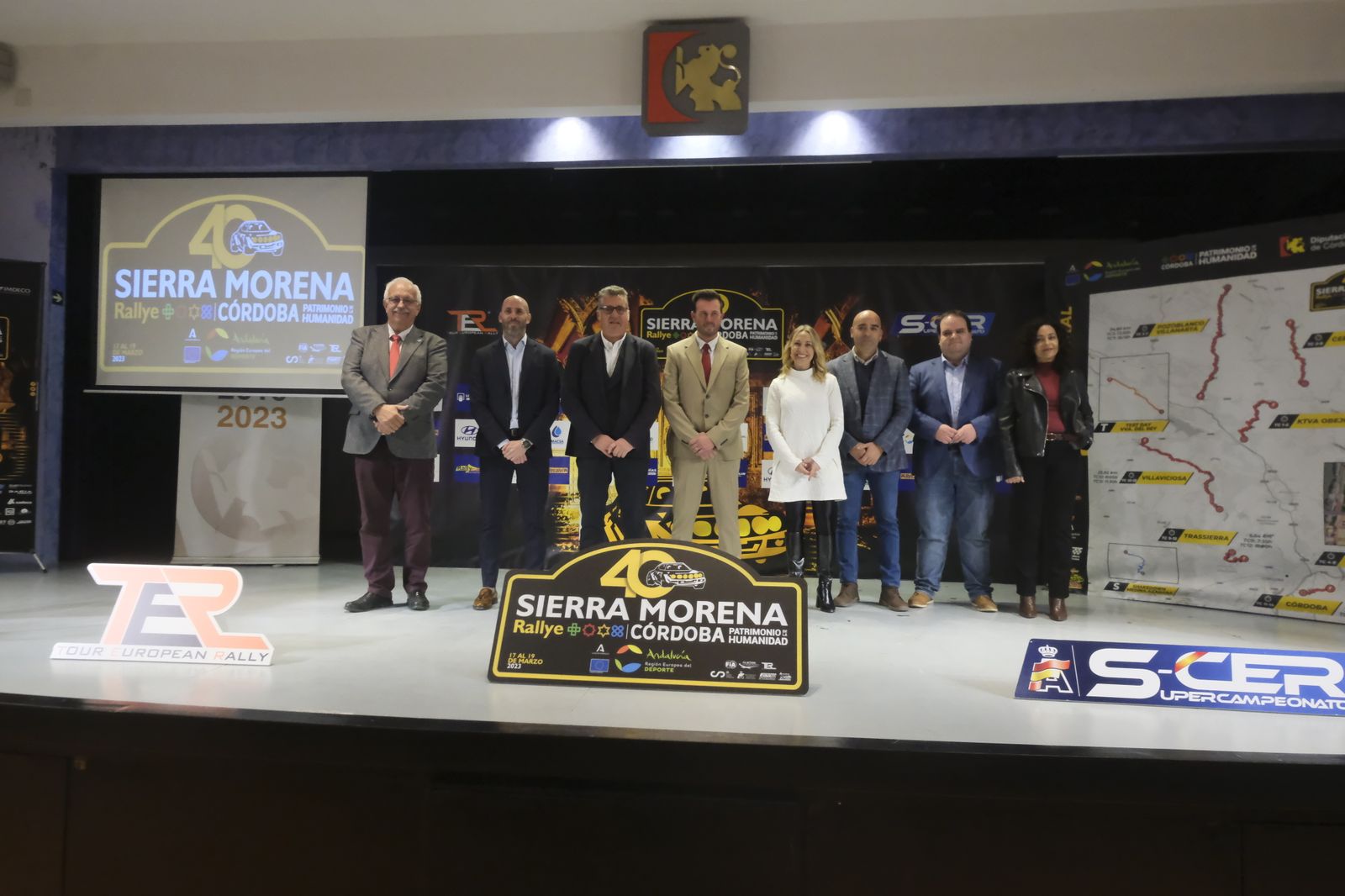 La presentación del recorrido del Rallye Sierra Morena 2023, en imágenes
