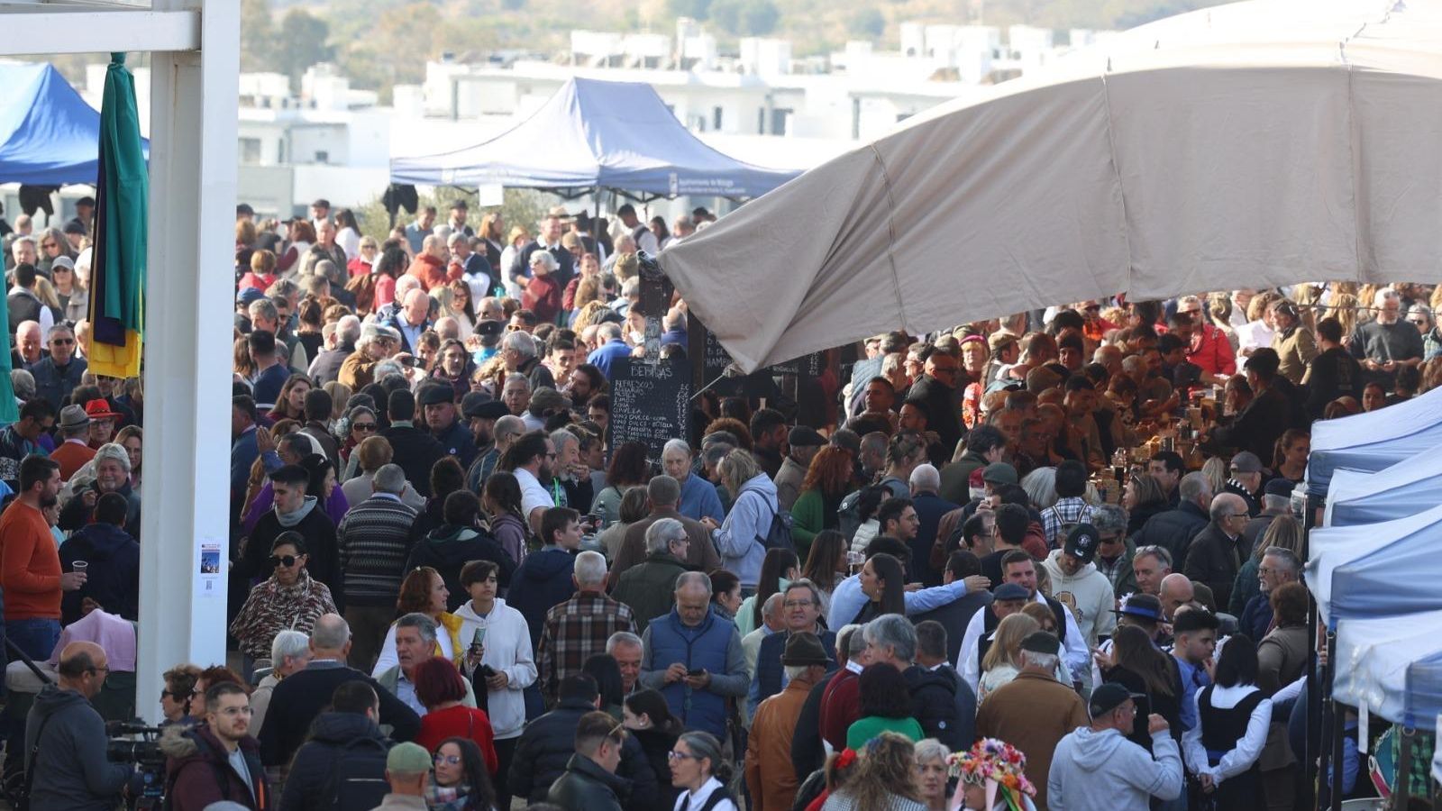 El público asistente a la Fiesta Mayor de Verdiales. El público asistente a la Fiesta Mayor de Verdiales.