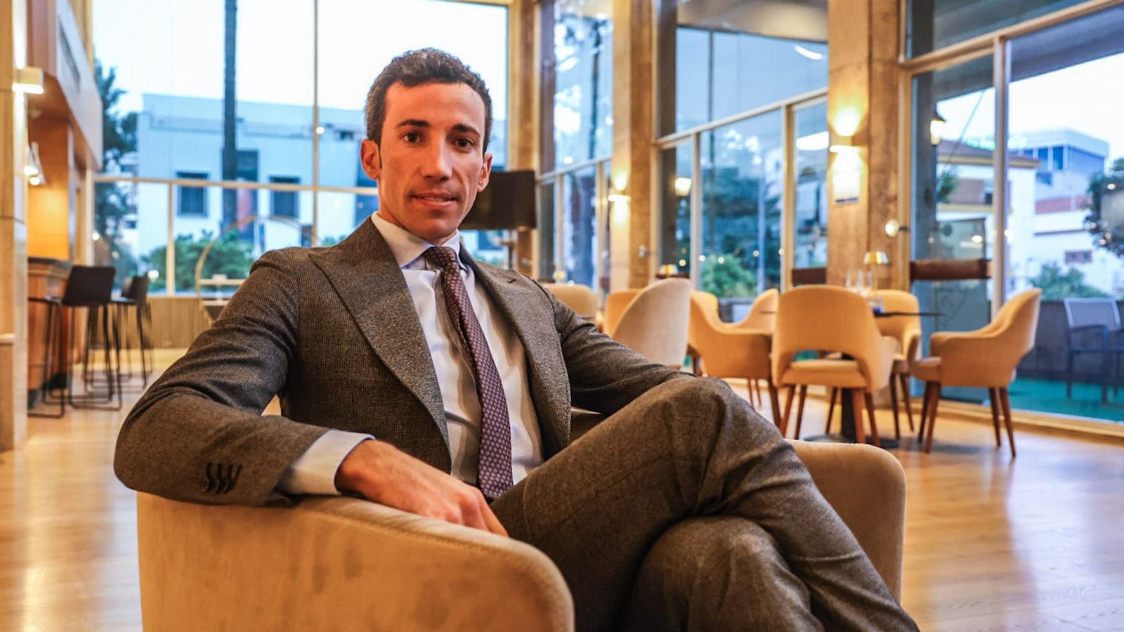 David de Miranda durante la entrevista concedida a HUELVA INFORMACIÓN