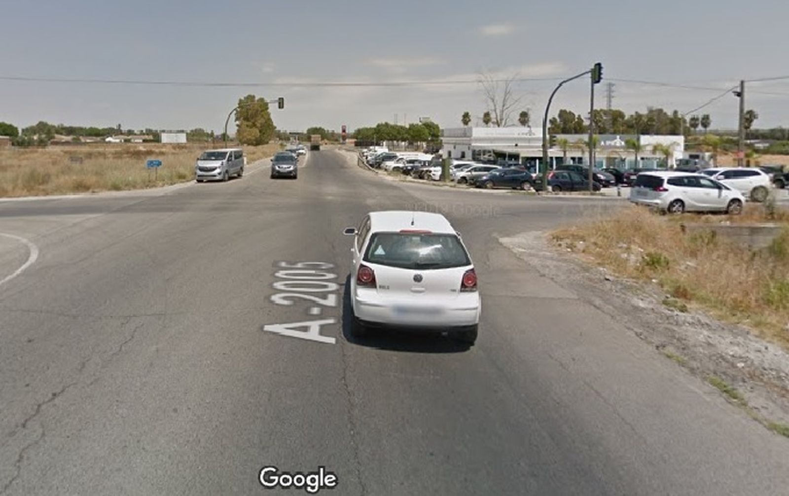 El cruce, en una imagen de Google Maps.