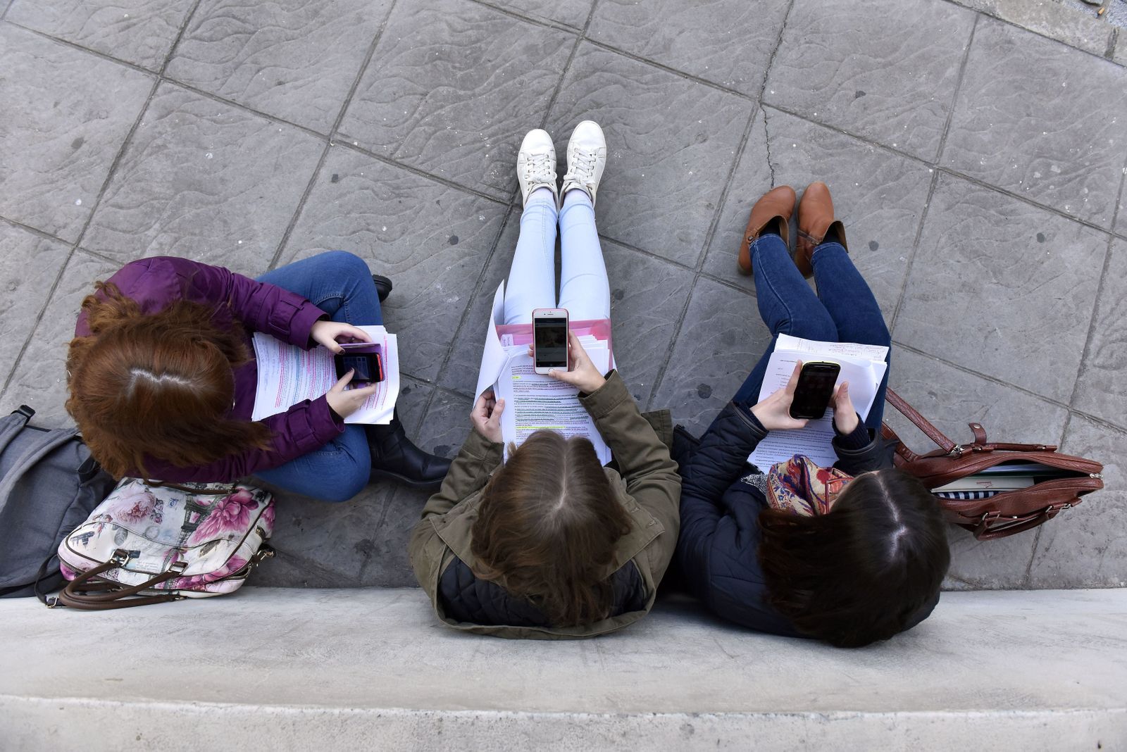 Alumnas de la Universidad de Sevilla.