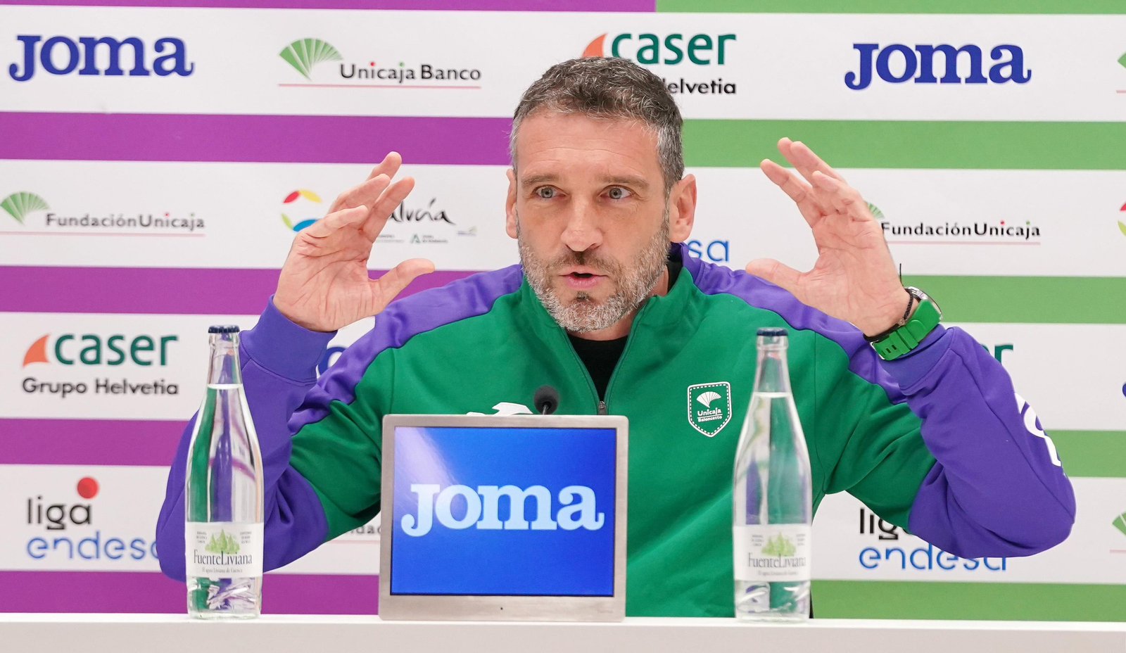 Ibon Navarro, en la previa del partido ante Valencia Basket