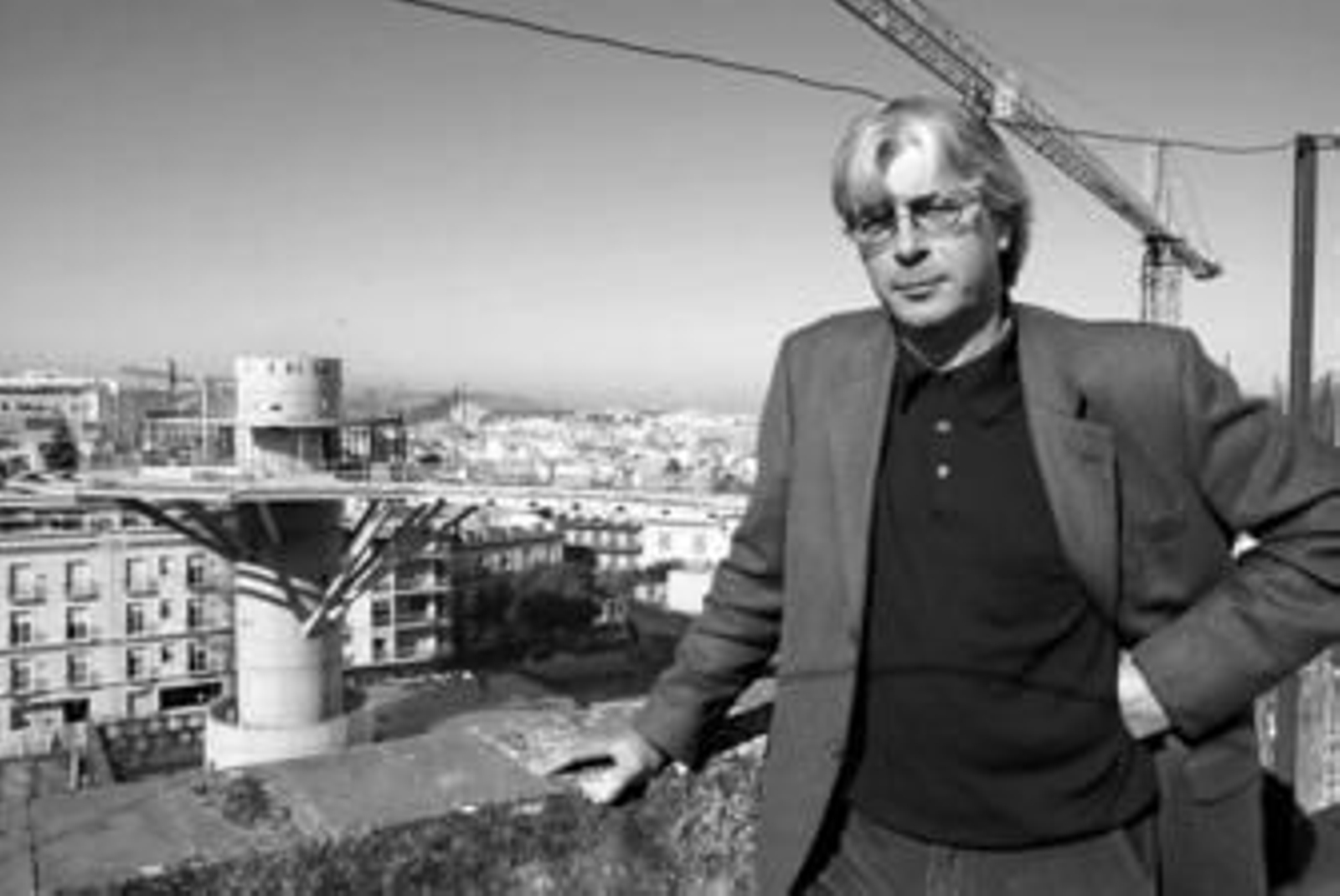 Íñigo Moreno, en la azotea del hotel Ducal, la mejor perspectiva de las setas de la Encarnación.