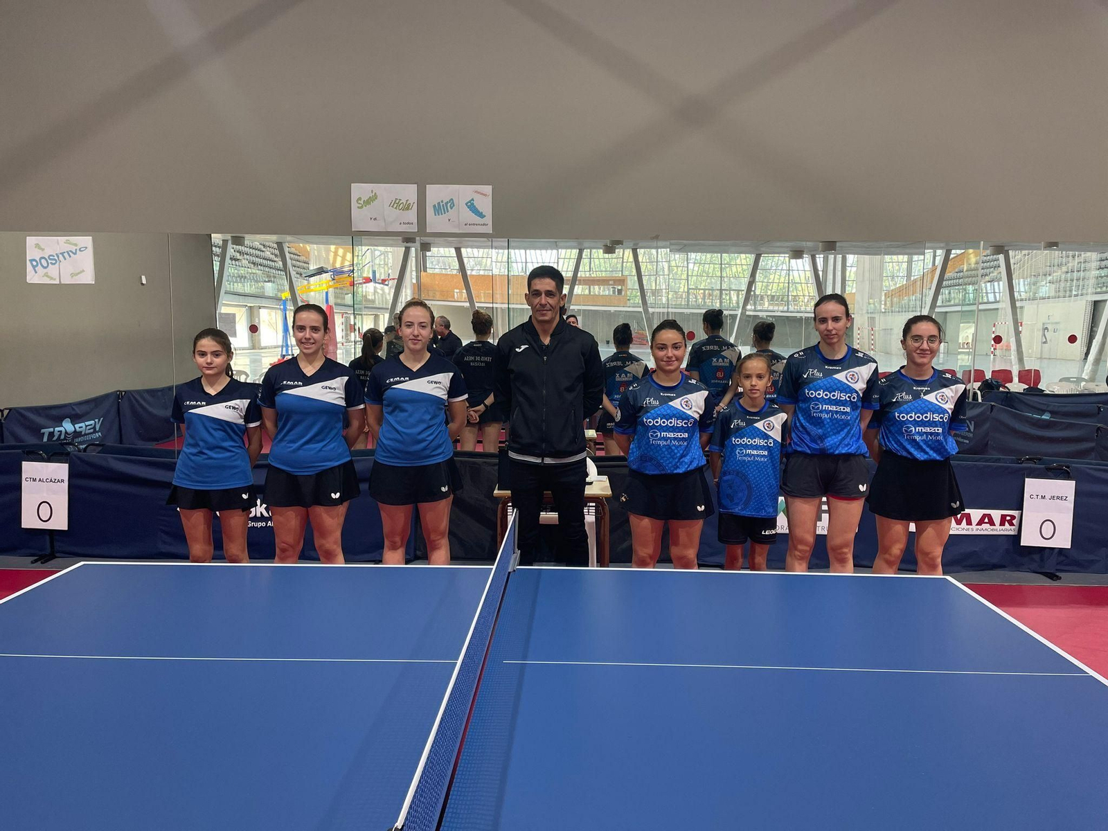 Gran concentración en Ciudad Real del CTM Jerez de Primera Nacional femenino.