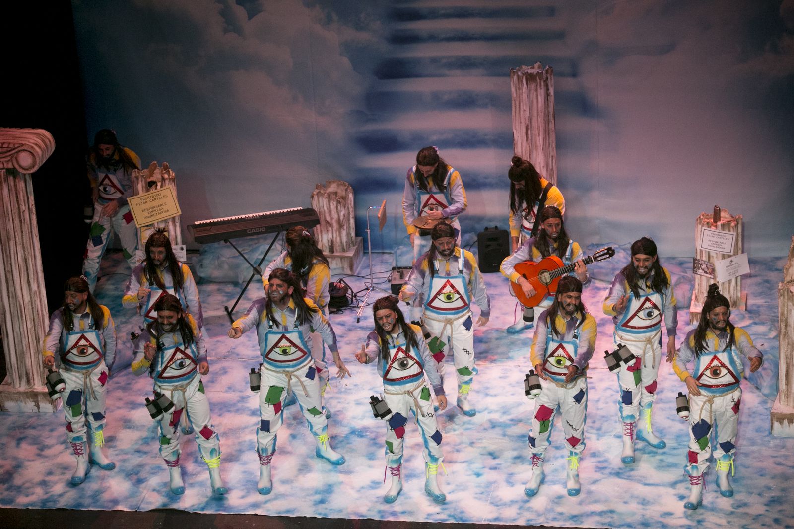 La murga 'Deja de pedir, que no soy Cofidís', de Punta Umbría