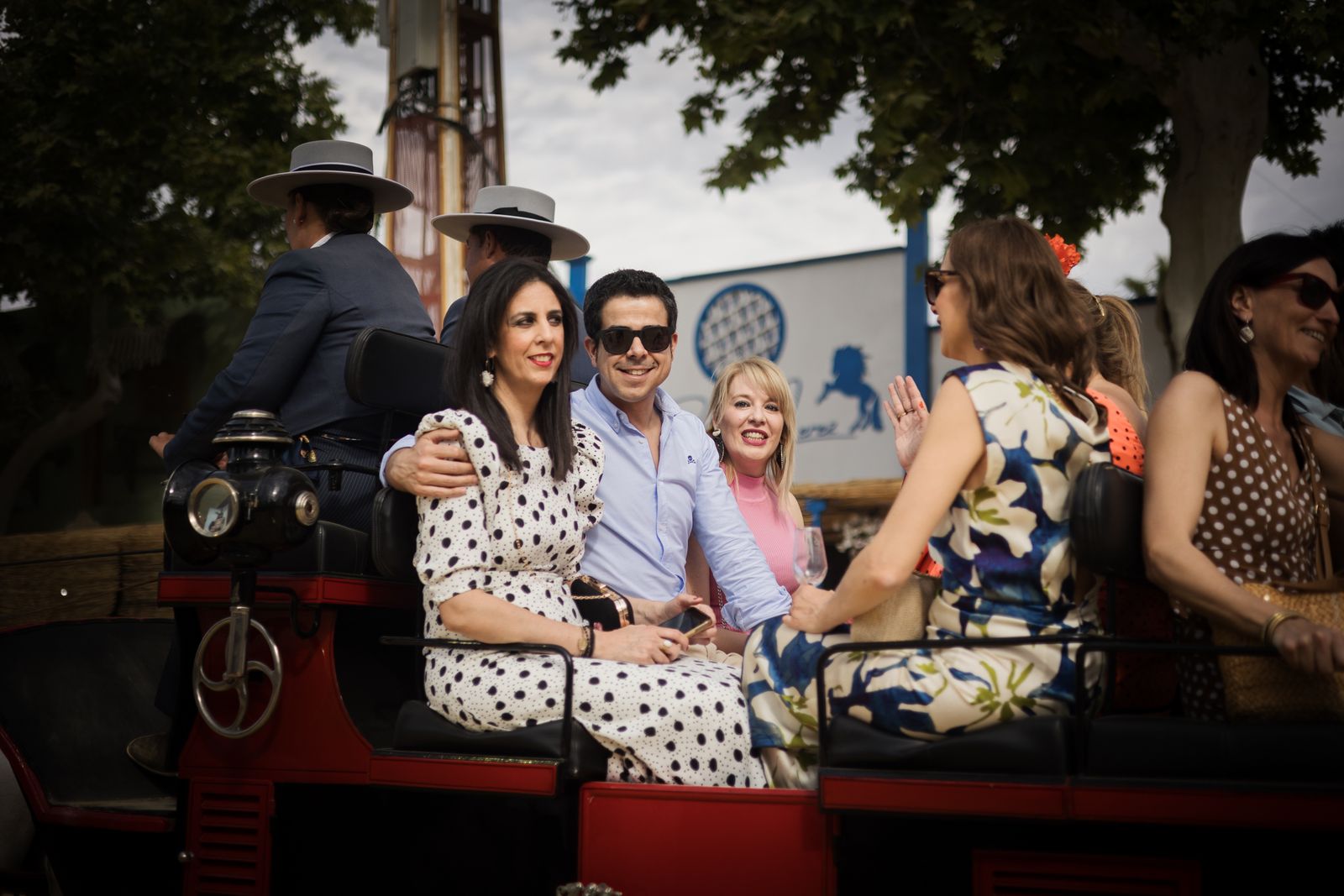 Calor y ambiente en el último día de la Feria de Jerez