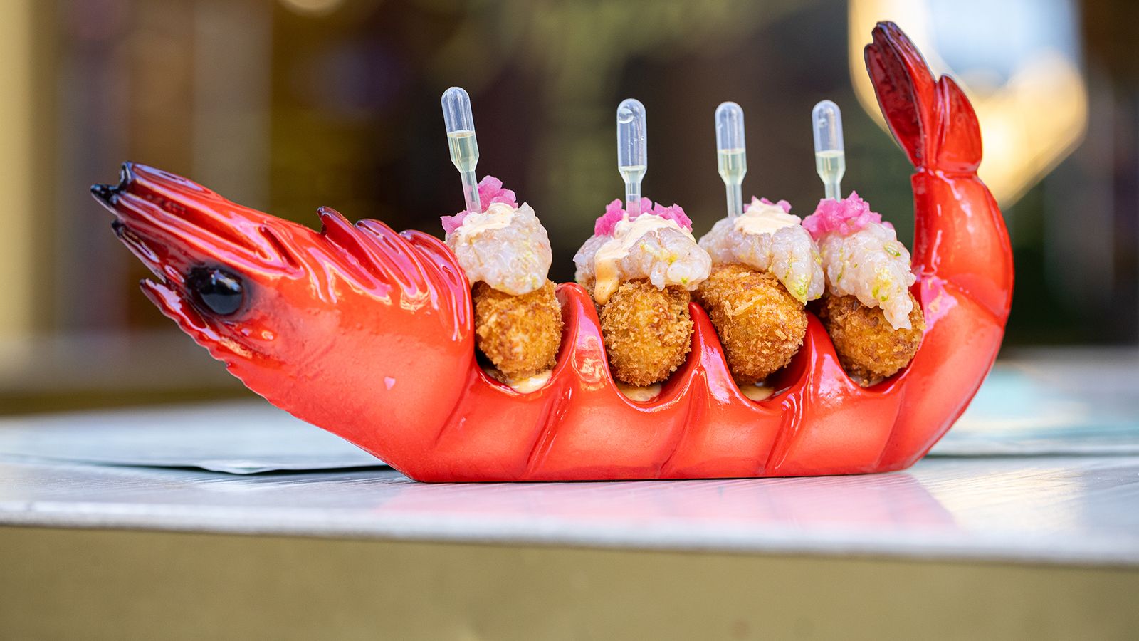 La 'Croque Gamba Style'.