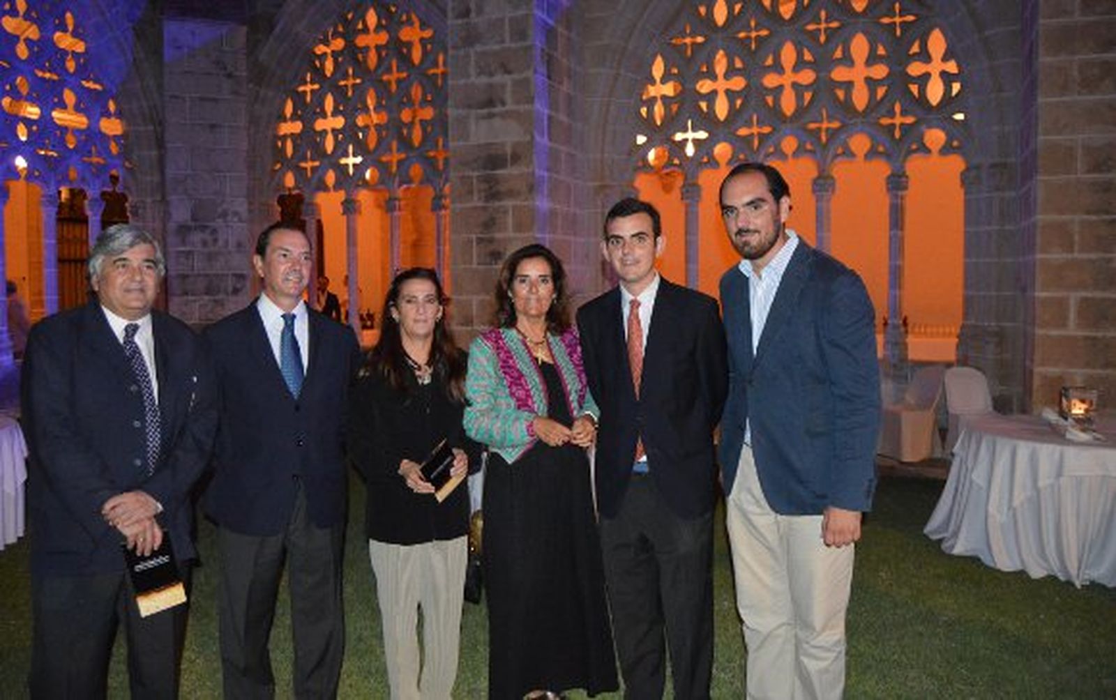 Manuel Barbadillo, Fernando Grant, Asunción Serrano, Fernanda Pérez-Barbadillo y los hermanos Fernando y Edmundo Grant.

Foto: Ignacio Casas de Ciria