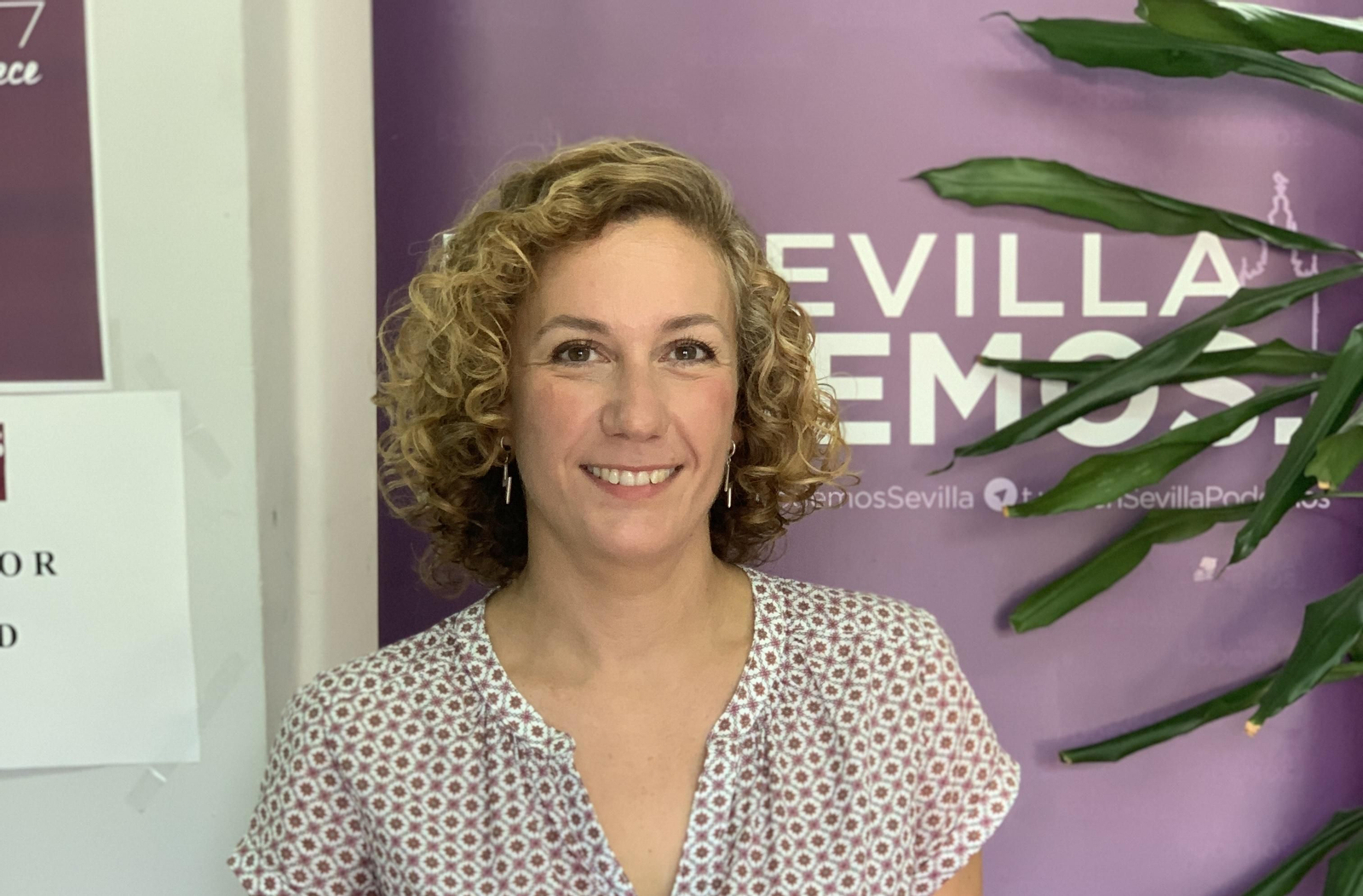 Susana Hornillo, candidata a la Alcaldía de Sevilla por Podemos.