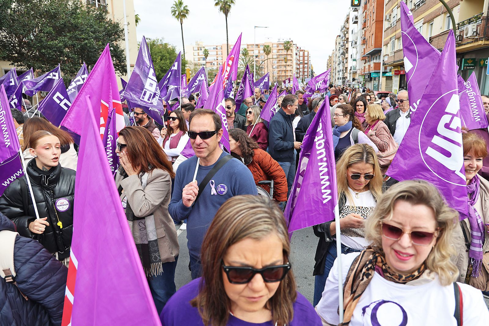 8M: Las fotografías de la manifestación del Día de la Mujer