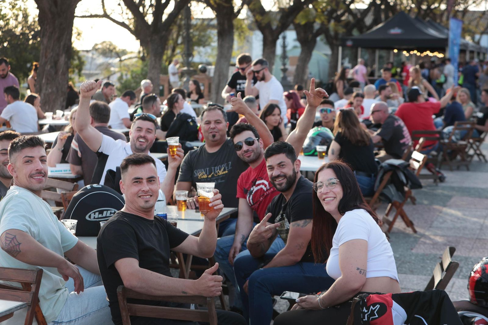 Ambiente motero en Jerez el jueves del Gran Premio 2025