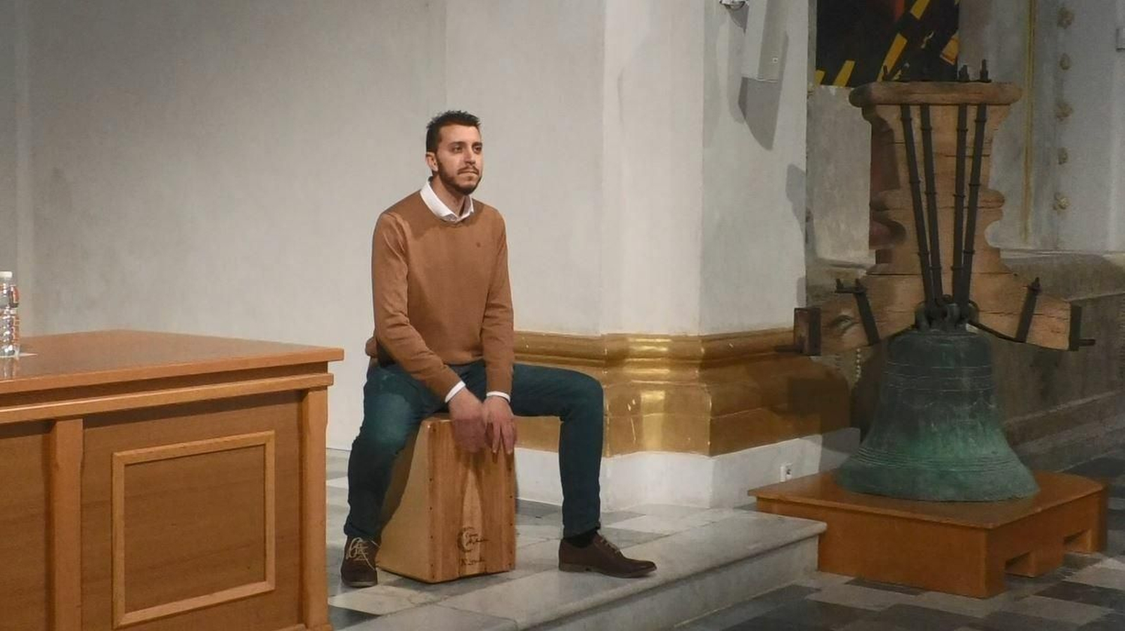 José Carlos Losada durante la presentación del libro en el Centro Cultural San José