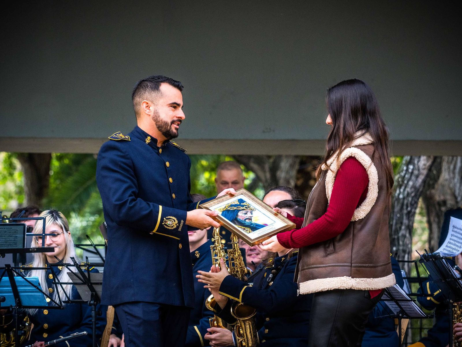 Sones cofrades en el Parque: celebrado el certamen de bandas de Nazareno en San Fernando