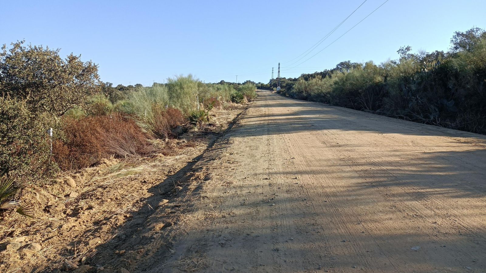 Amplio carril denominado SE-186