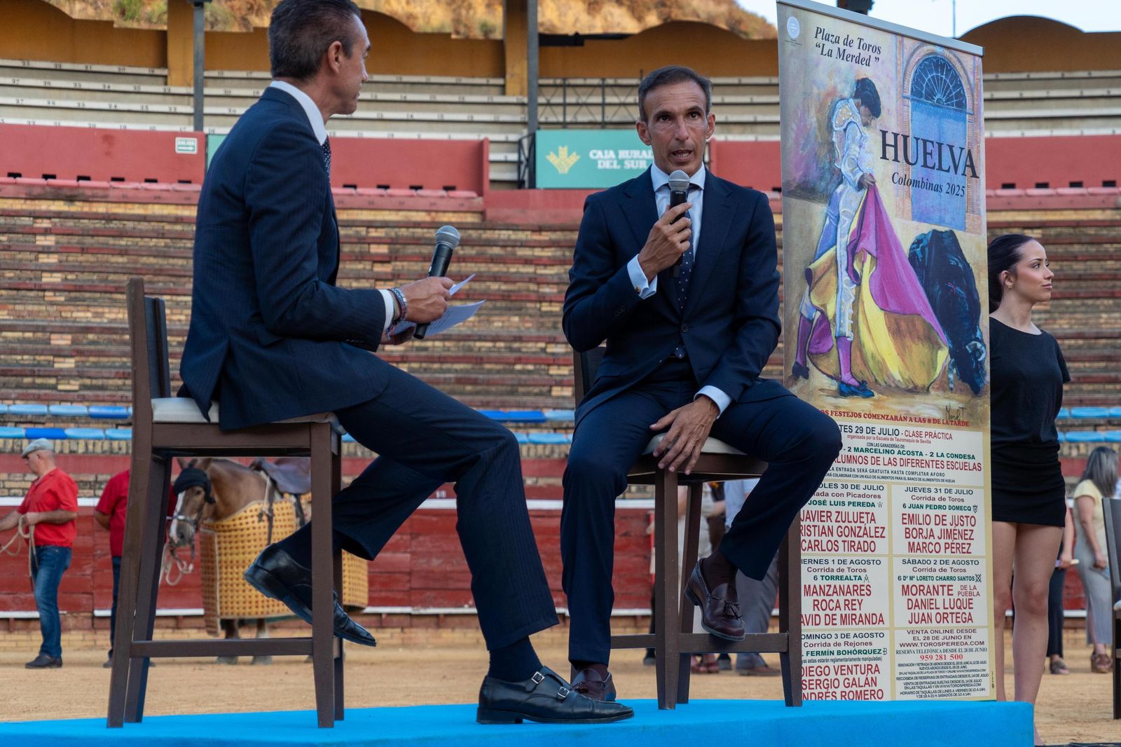 Imágenes de la presentación oficial de la Feria Taurina de Colombinas 2025.