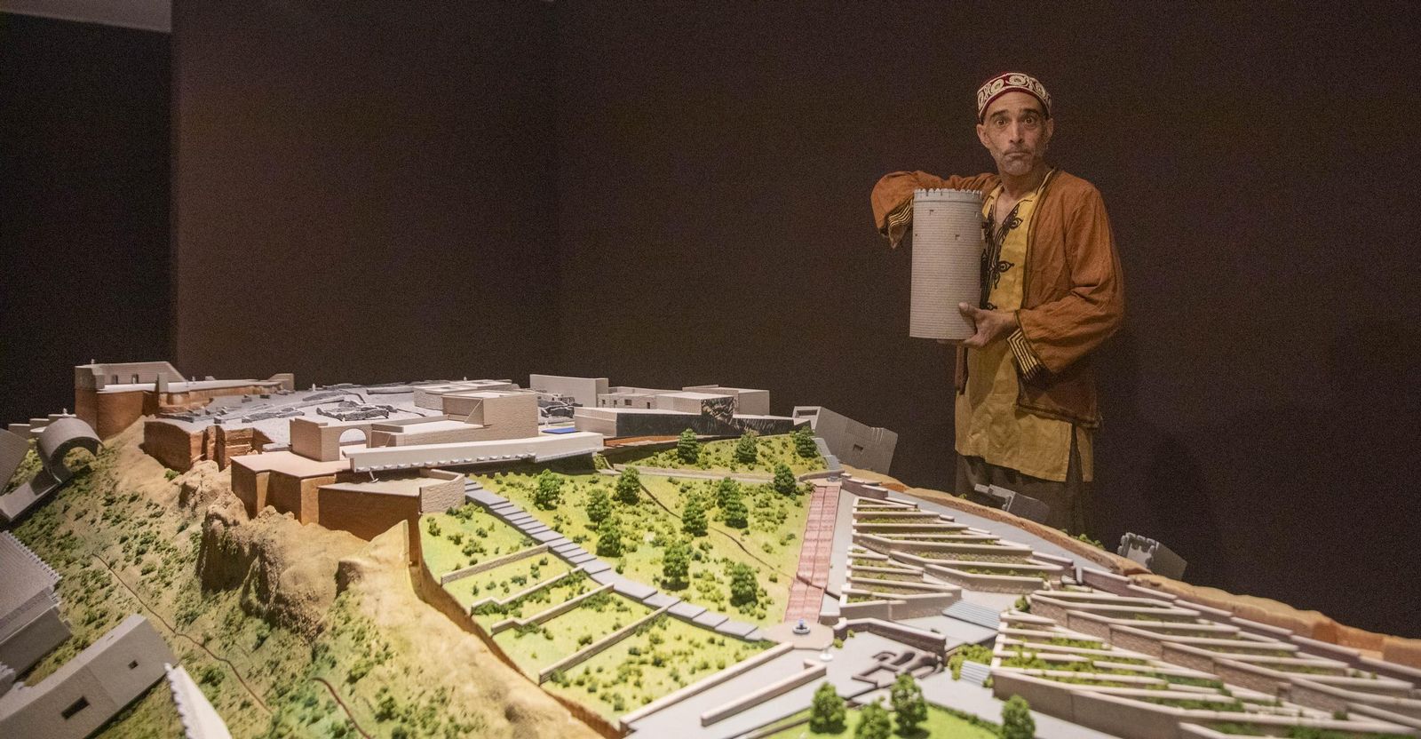 Presentación de la maqueta de la Alcazaba de Almería, en imágenes