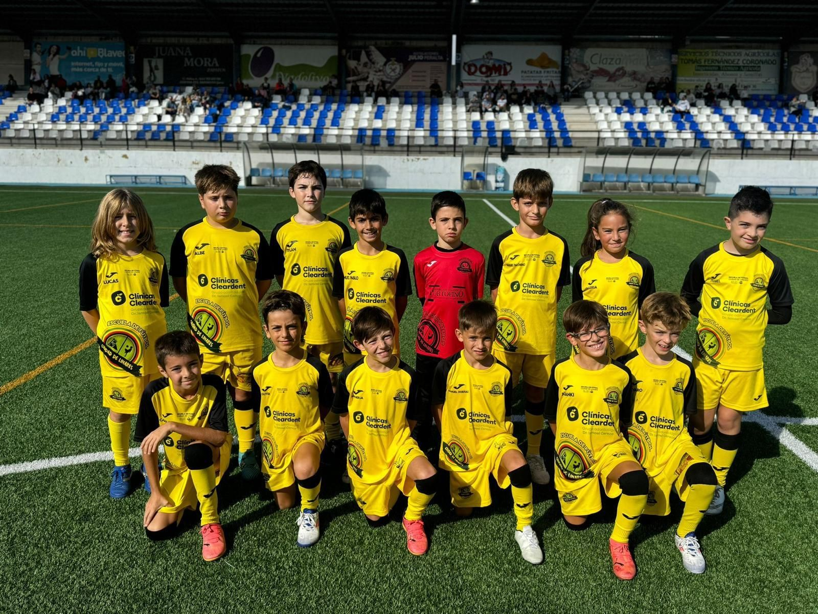 CF Ciudad de Linares, escuela de fútbol, valores y formación, en imágenes