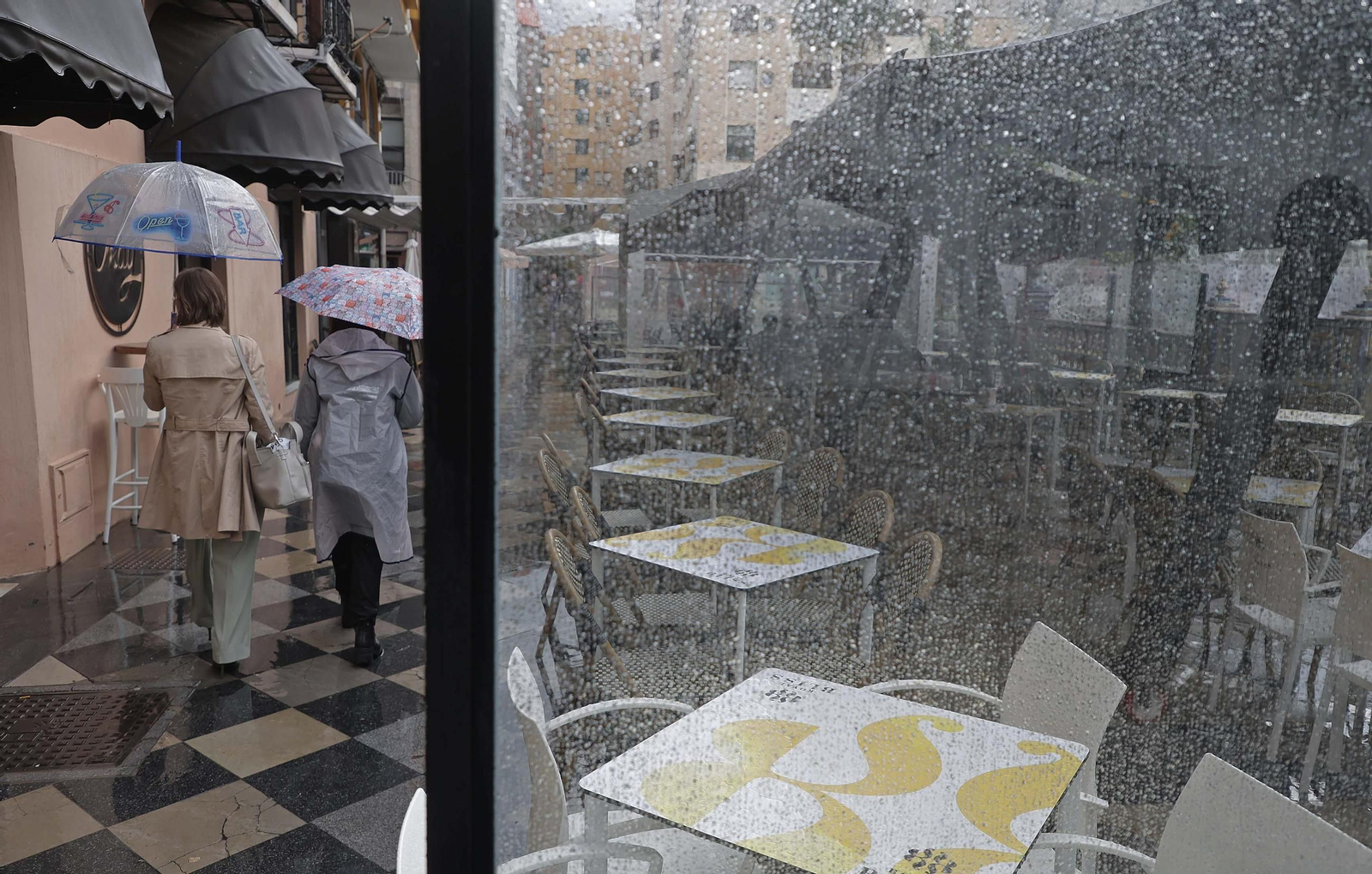 Fotos de la alerta naranja por lluvias en Algeciras
