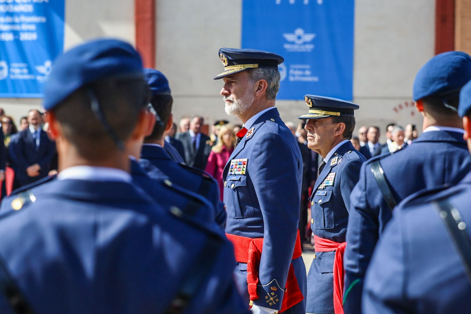 Fotografías del Acto Militar presidido por S.M. el Rey Felipe VI con motivo del centenario del Plus Ultra