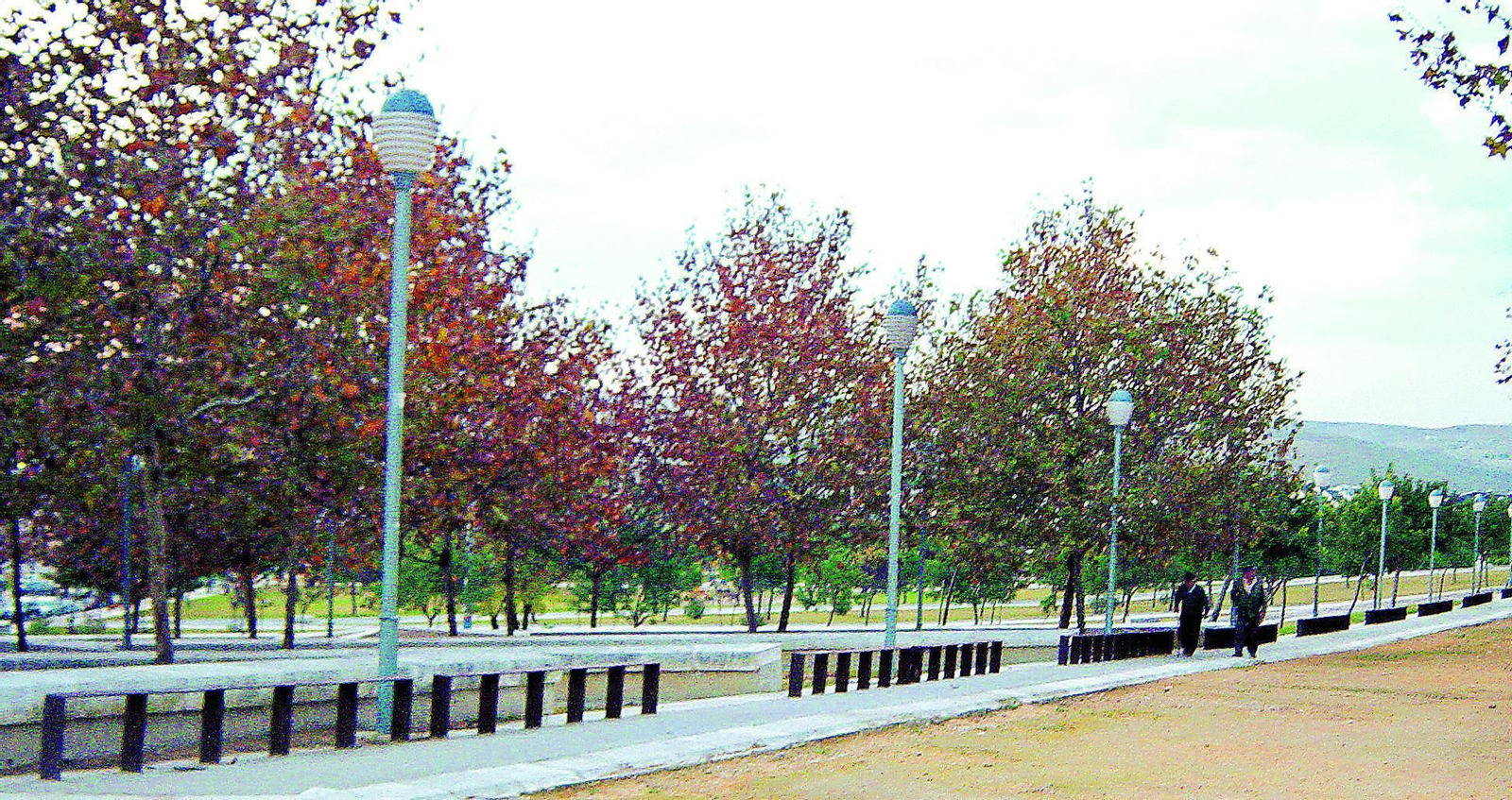 Imagen del parque de Picadueñas, junto al que se habilitará una de las nuevas zonas de aparcamiento.