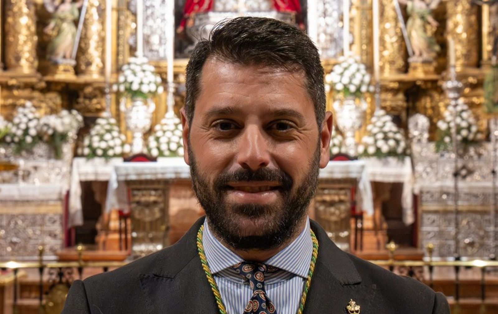 El cofrade David Medina