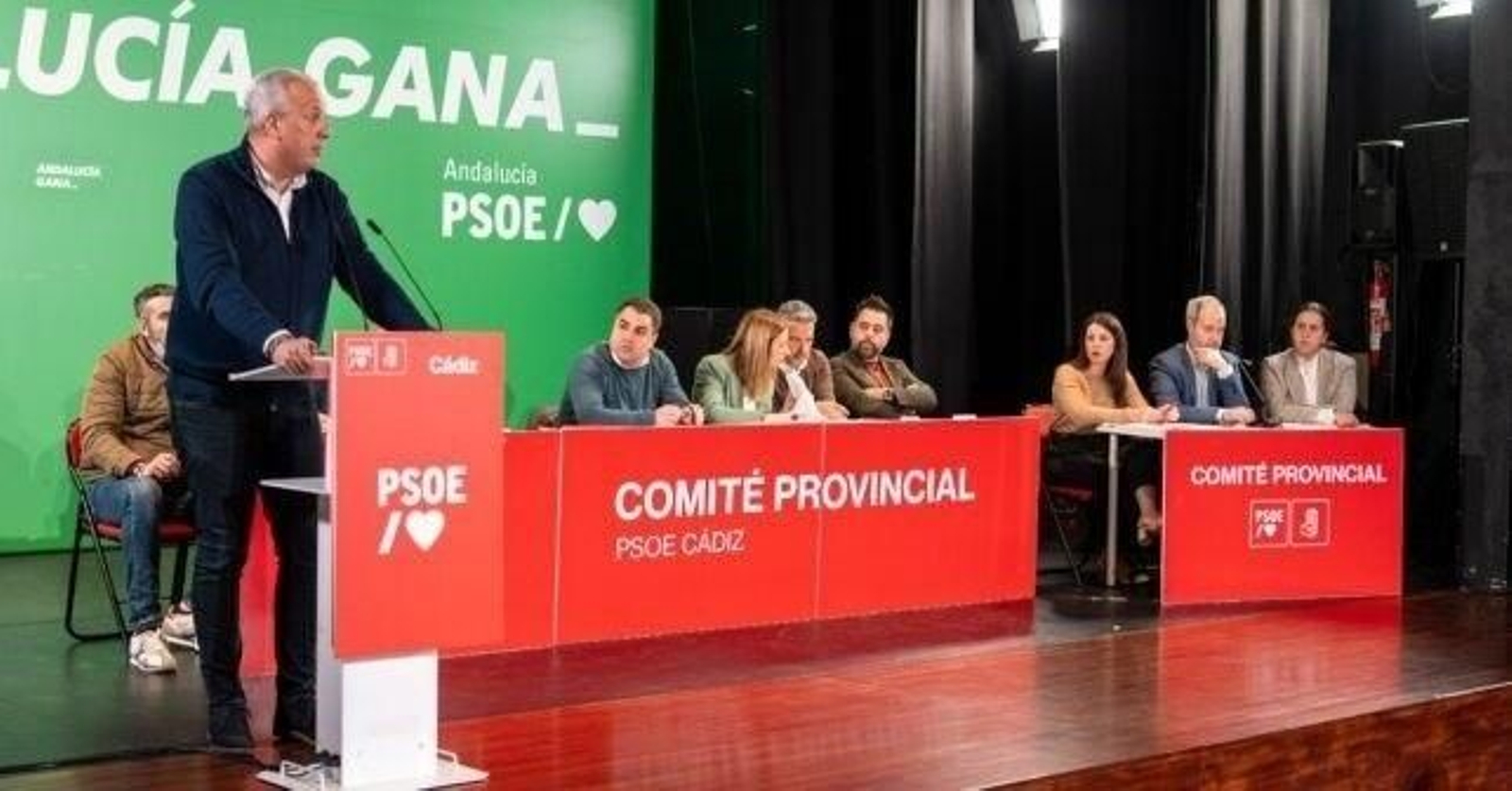 Miembros de la dirección del PSOE