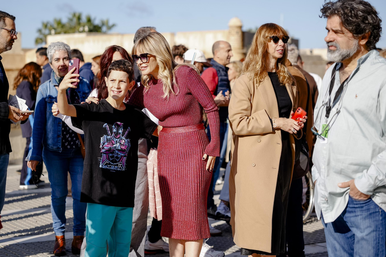 imágenes del photocall del South Series en la caleta el domingo 27