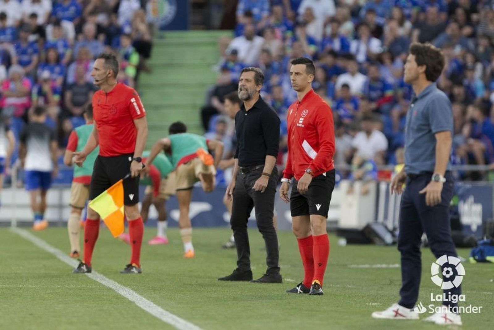 Quique Sánchez Flores, en el partido de este miércoles