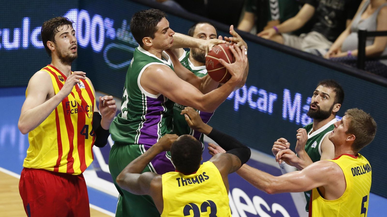 Unicaja-Barcelona de 2015.