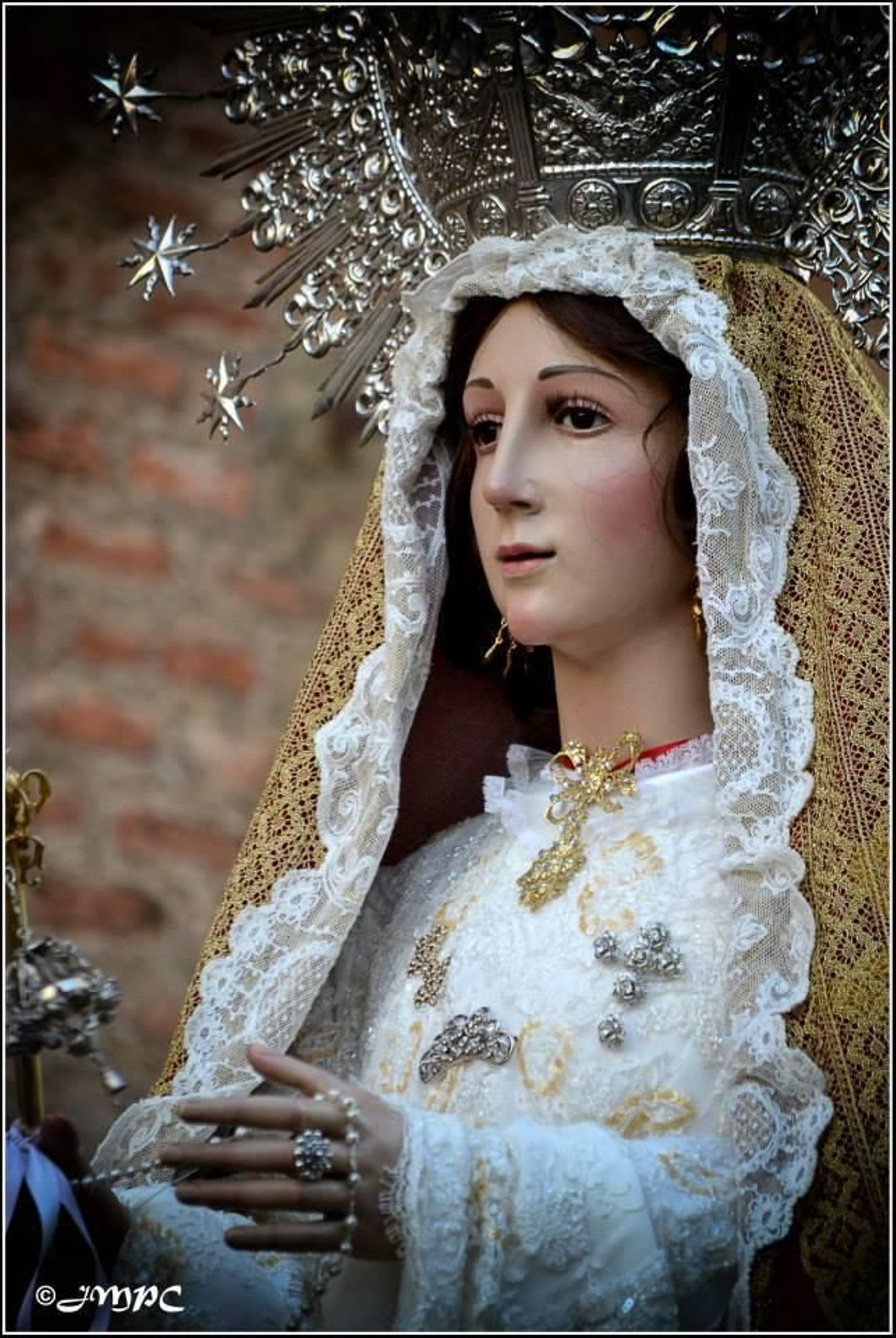 Virgen de Albricias procesiona el Domingo de Resurrección. José Manuel Parrilla