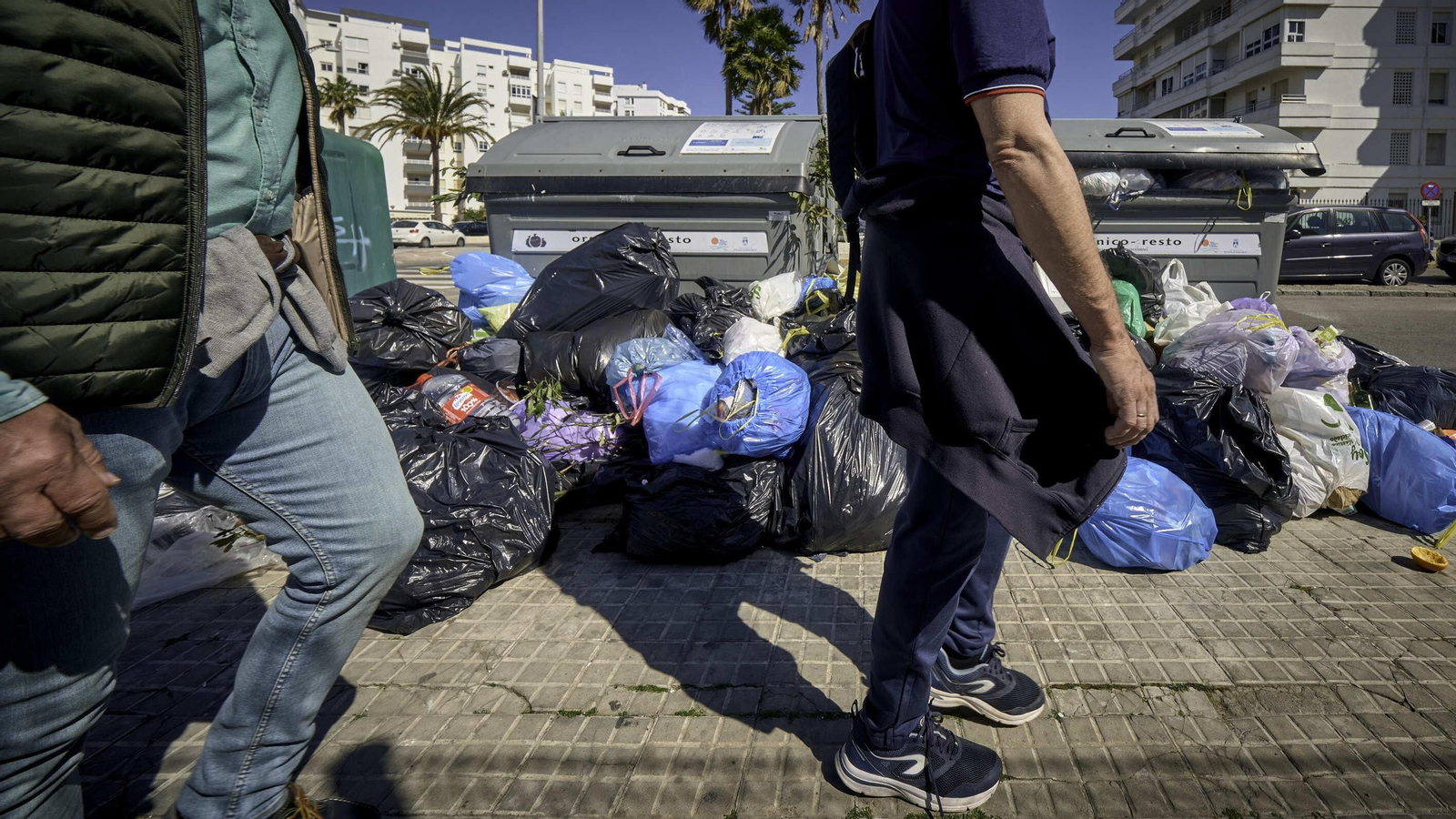Huelga de basuras en El Puerto.