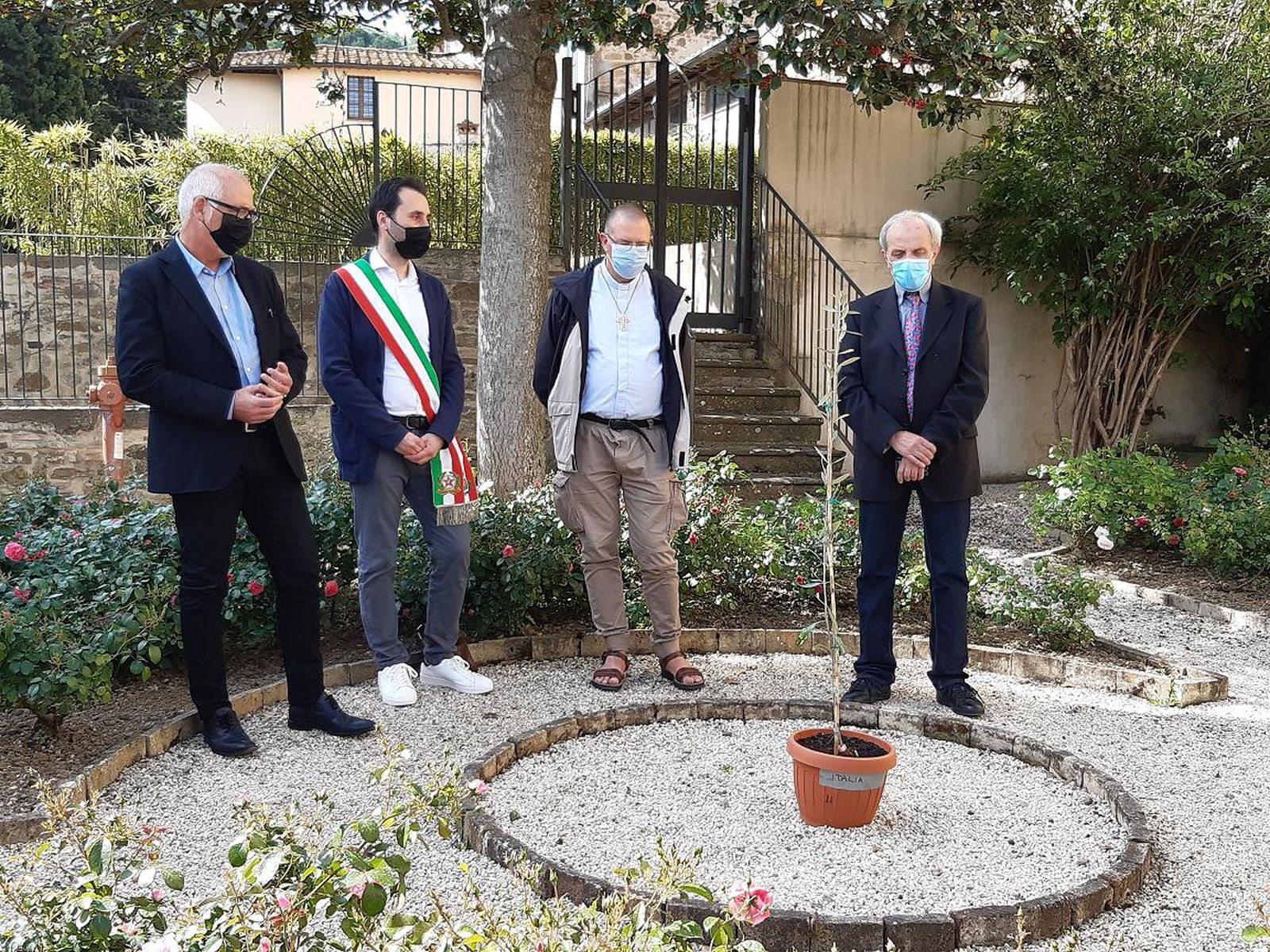 El Jardín de la Paz de Paciano, en Italia.