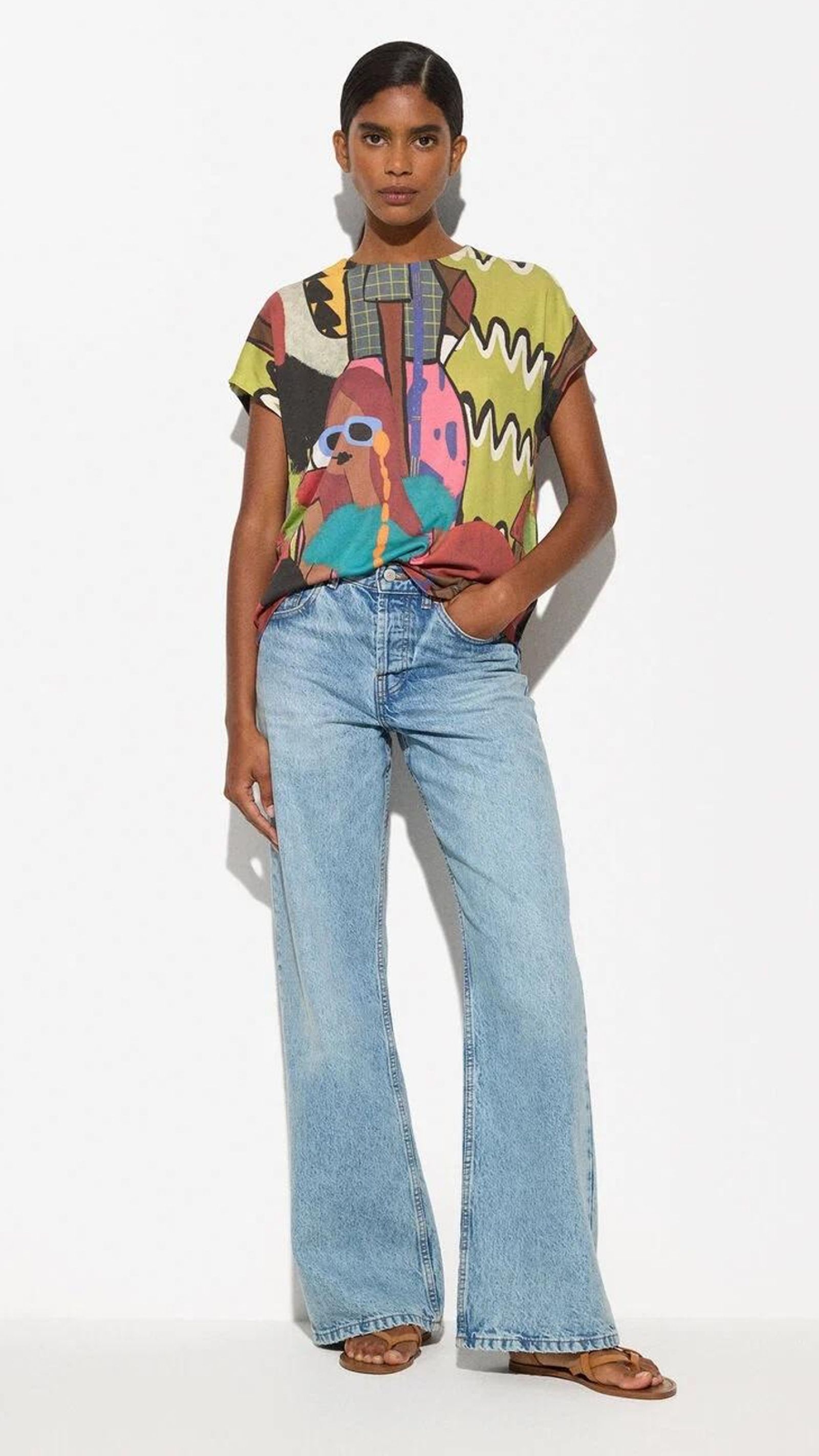 Camiseta con estampado de Parfois.