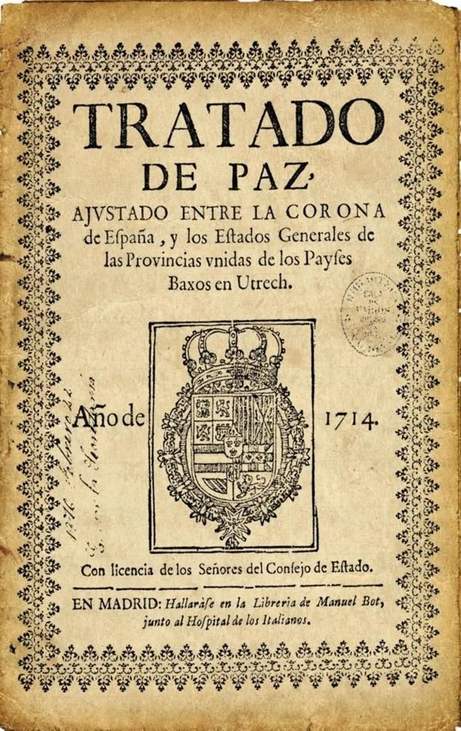 Tratado de Utrecht. Tratado de Utrecht.