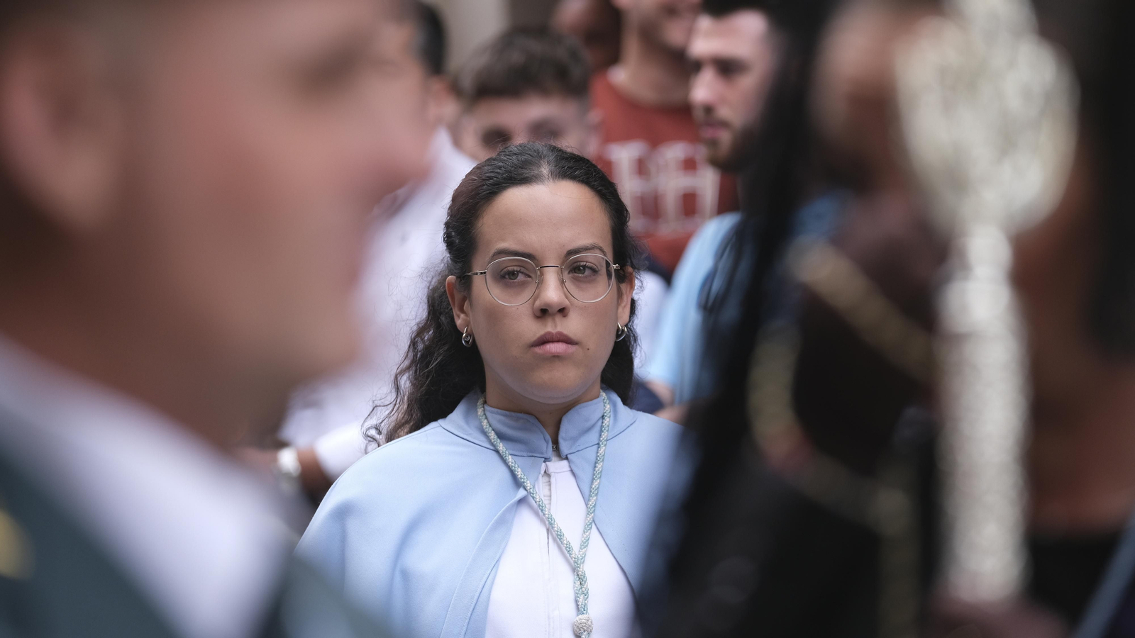 La procesión de Los Ángeles en Almería, en imágenes