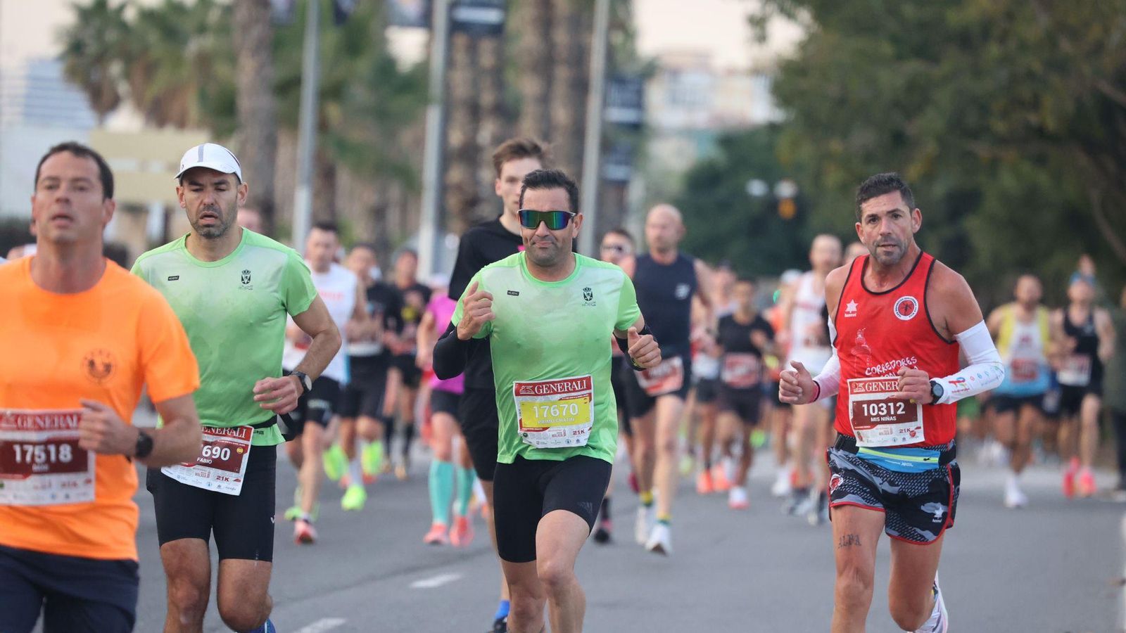 Las mejores fotos de la Maratón de Málaga 2024