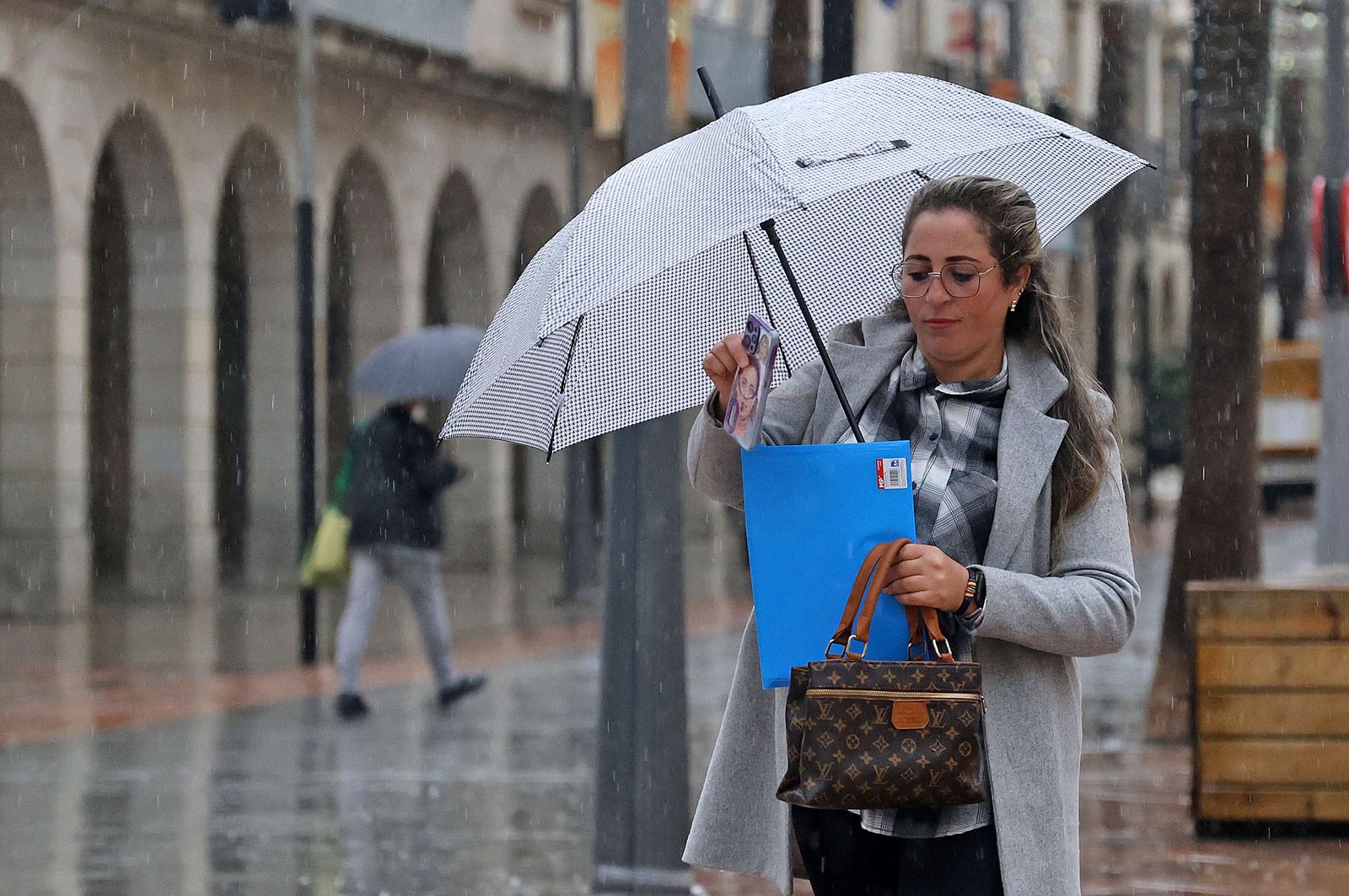 Imágenes del paso de la DANA por Huelva