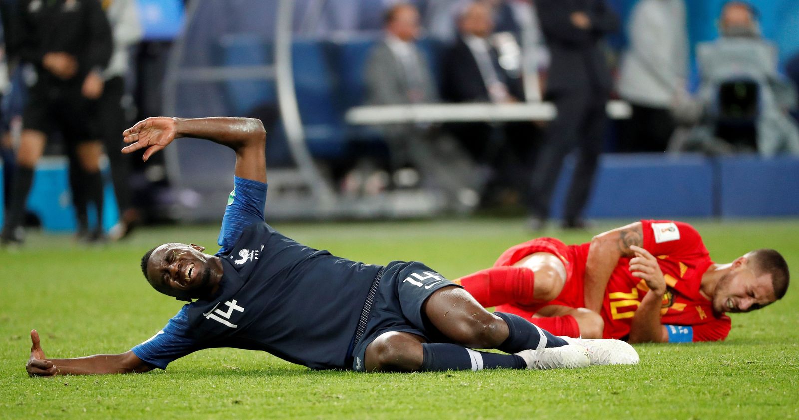 Las imágenes del Francia-Bélgica