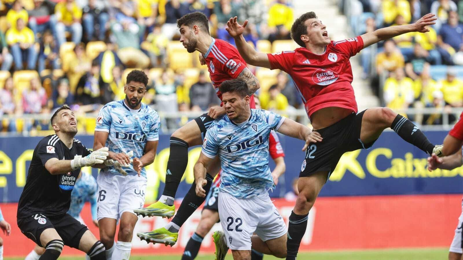 Un lance del Cádiz-Celta.