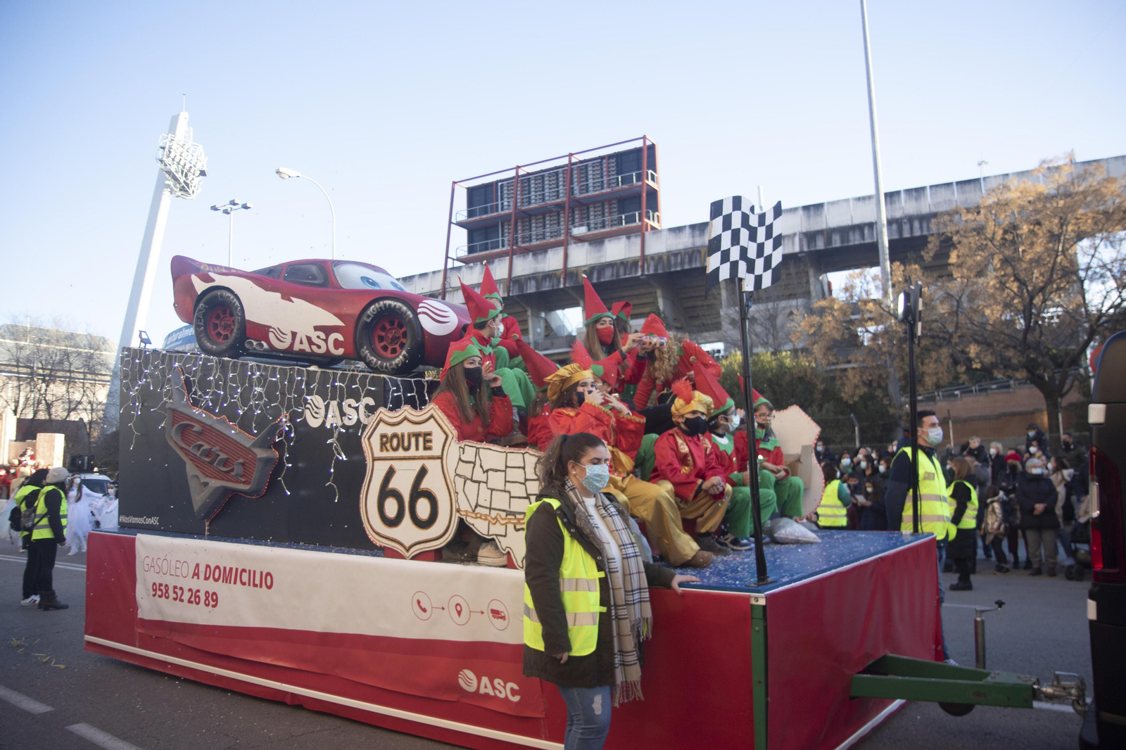 Fotos de la cabalgata de Reyes Magos de Granada 2022