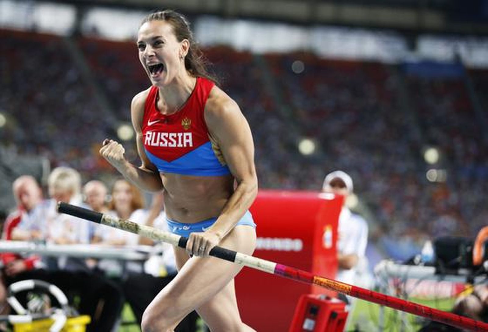 Adiós de oro para Isinbayeva
