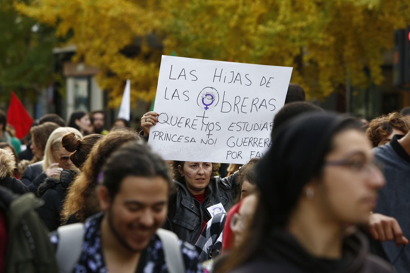Manifestación estudiantil el pasado 14 de noviembre en Granada.