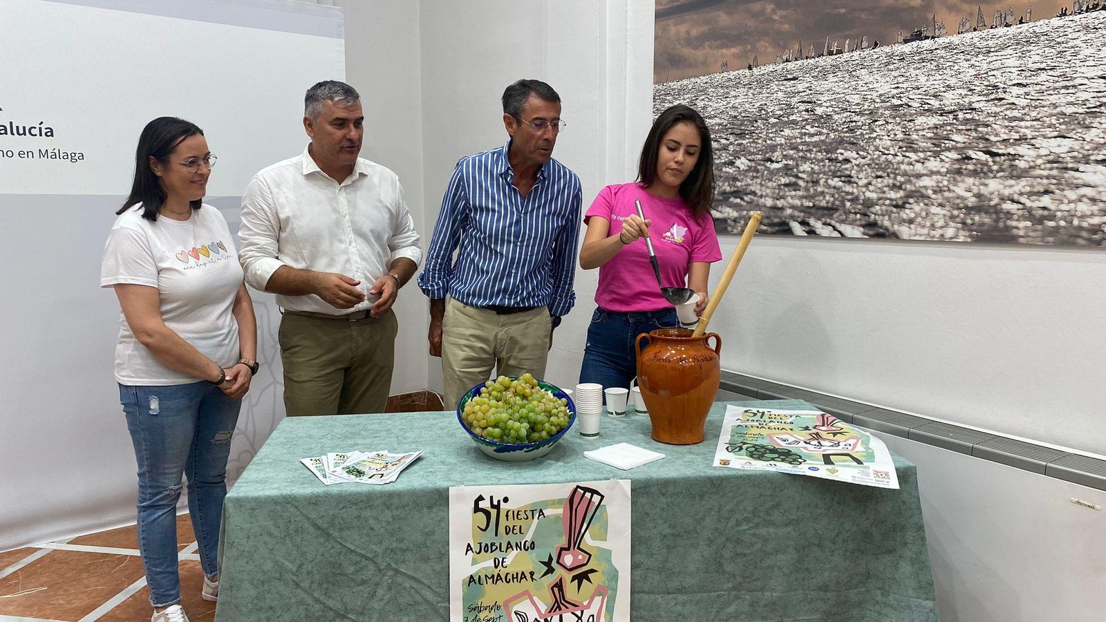 Presentación de la 54 edición de la Fiesta del Ajoblanco.