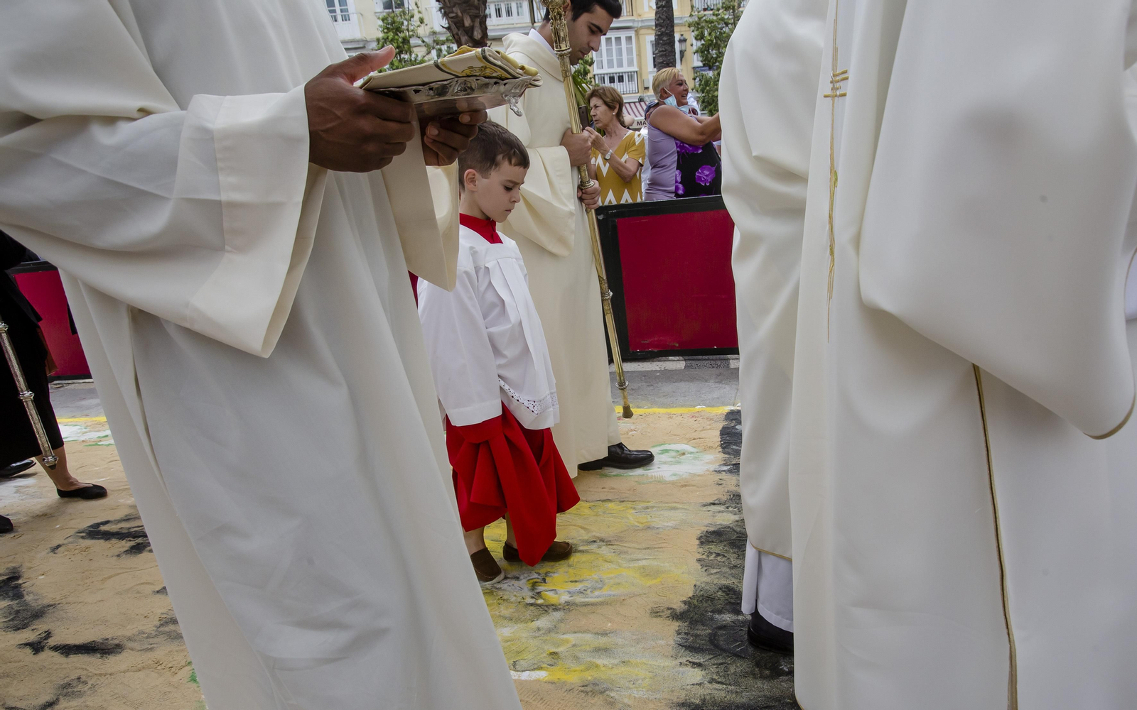 Las imágenes de la procesión del Corpus